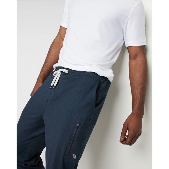 Vuori Sunday Performance Joggers Ink Heather Blue Size XL - Picture 2 of 10